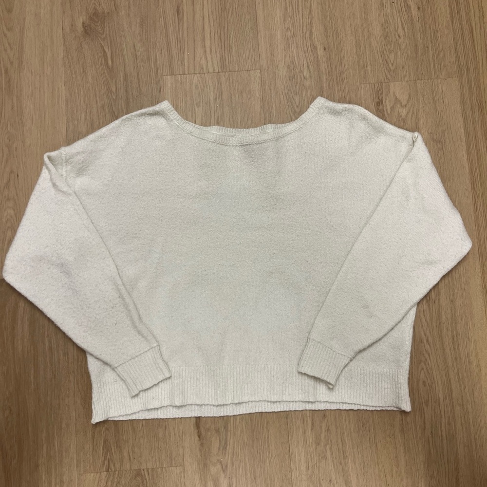American Eagle Cozy White Sweater